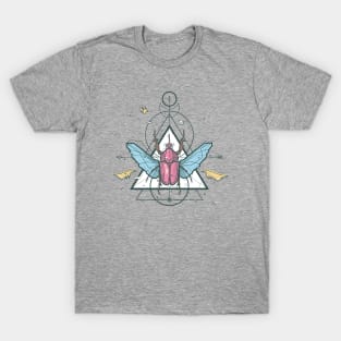 Graffiti Style Beetle and Triangles II T-Shirt